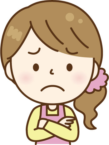 悩み顔